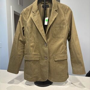 Talbots Olive Blazer, Women’s Size 2, NWT